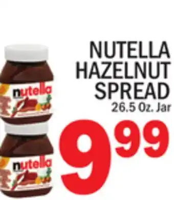 C Town NUTELLA HAZELNUT SPREAD offer