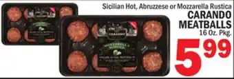 C Town CARANDO MEATBALLS offer