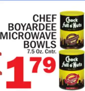 C Town CHEF BOYARDEE MICROWAVE BOWLS offer