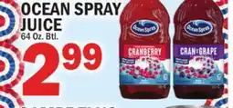 C Town OCEAN SPRAY JUICE offer