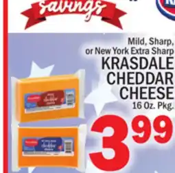 C Town KRASDALE CHEDDAR CHEESE offer