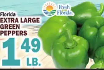 C Town EXTRA LARGE GREEN PEPPERS offer