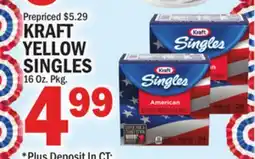 C Town KRAFT YELLOW SINGLES offer