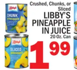 C Town LIBBY'S PINEAPPLE IN JUICE offer