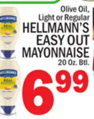C Town HELLMANN'S EASY OUT MAYONNAISE offer