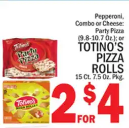 C Town TOTINO'S PIZZA ROLLS 15 Ct. 7.5 Oz. Pkg offer