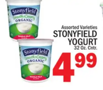 C Town STONYFIELD YOGURT offer