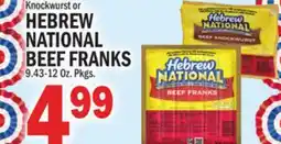 C Town HEBREW NATIONAL BEEF FRANKS offer