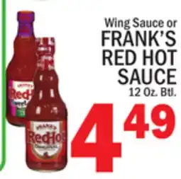 C Town FRANK'S RED HOT SAUCE offer