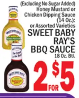 C Town SWEET BABY RAY'S BBQ SAUCE 18 Oz. Btl offer