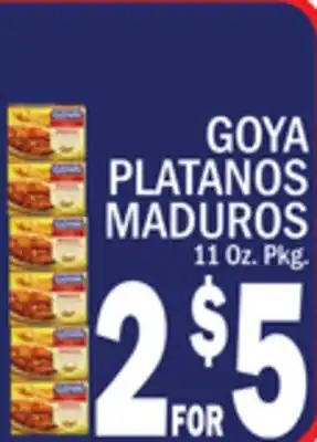 C Town GOYA PLATANOS MADUROS offer
