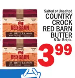 C Town COUNTRY CROCK RED BARN BUTTER offer