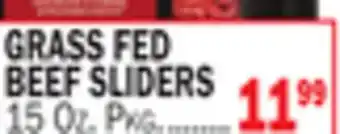 C Town GRASS FED BEEF SLIDERS offer