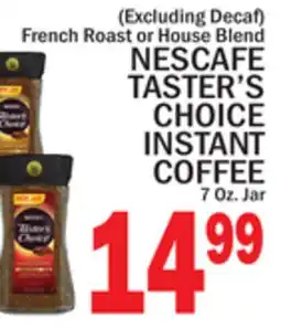 C Town NESCAFE TASTER'S CHOICE INSTANT COFFEE offer