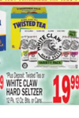 C Town WHITE CLAW HARD SELTZER offer