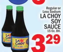 C Town LA CHOY SOY SAUCE offer