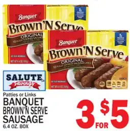 C Town BANQUET BROWN'N SERVE SAUSAGE offer