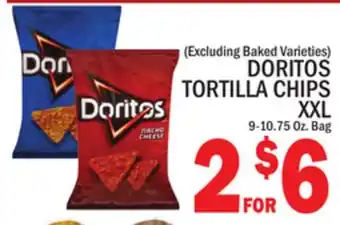 C Town DORITOS TORTILLA CHIPS XXL offer