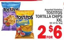 C Town TOSTITOS TORTILLA CHIPS XXL offer