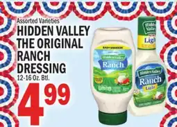 C Town HIDDEN VALLEY THE ORIGINAL RANCH DRESSING offer