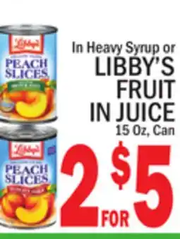 C Town LIBBY'S FRUIT IN JUICE offer