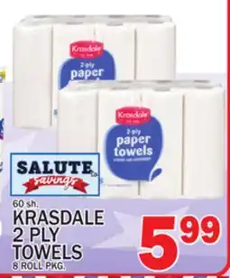 C Town KRASDALE 2 PLY TOWELS offer