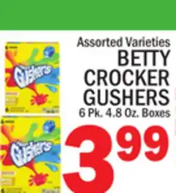 C Town BETTY CROCKER GUSHERS offer