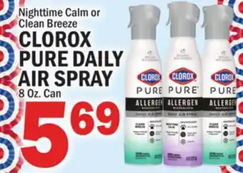 C Town CLOROX PURE DAILY AIR SPRAY offer