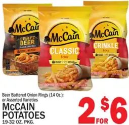 C Town McCAIN POTATOES 19-32 OZ. PKG offer