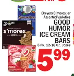 C Town GOOD HUMOR ICE CREAM BARS offer