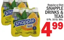 C Town SNAPPLE DRINKS & TEAS offer