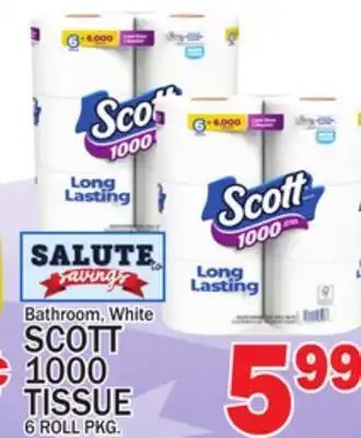 C Town SCOTT 1000 TISSUE offer
