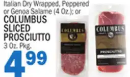 C Town COLUMBUS SLICED PROSCIUTTO, 3 Oz. Pkg offer
