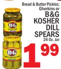 C Town B & G KOSHER DILL SPEARS offer