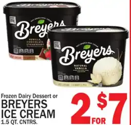 C Town BREYERS ICE CREAM offer
