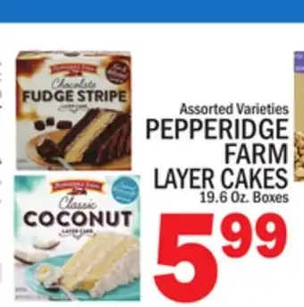 C Town PEPPERIDGE FARM LAYER CAKES offer