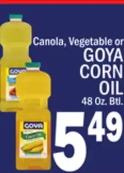 C Town GOYA CORN OIL offer