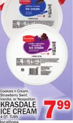 C Town KRASDALE ICE CREAM offer