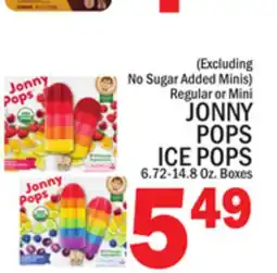 C Town JONNY POPS ICE POPS offer