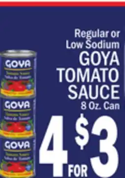 C Town GOYA TOMATO SAUCE offer