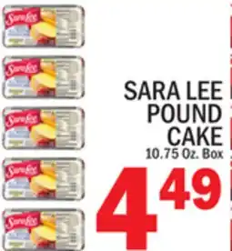 C Town SARA LEE POUND CAKE offer
