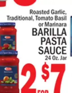 C Town BARILLA PASTA SAUCE offer