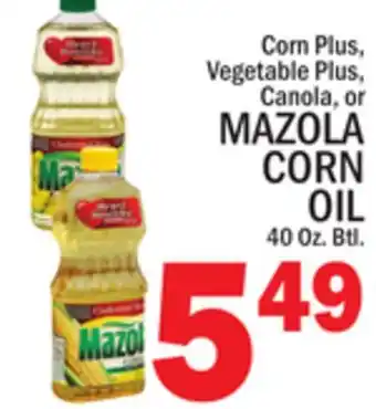 C Town MAZOLA CORN OIL offer