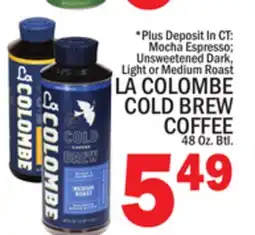 C Town LA COLOMBE COLD BREW COFFEE offer