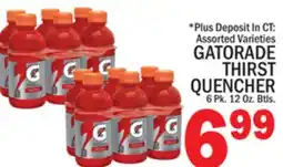 C Town GATORADE THIRST QUENCHER offer