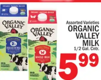 C Town ORGANIC VALLEY MILK offer