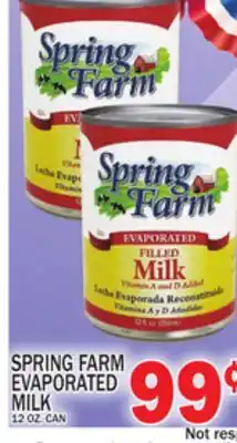 C Town SPRING FARM EVAPORATED MILK offer
