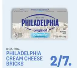 Kings Food Markets PHILADELPHIA CREAM CHEESE BRICKS offer