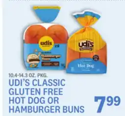 Kings Food Markets UDI'S CLASSIC GLUTEN FREE HOT DOG OR HAMBURGER BUNS offer