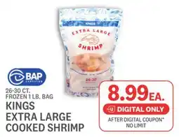 Kings Food Markets KINGS EXTRA LARGE COOKED SHRIMP offer